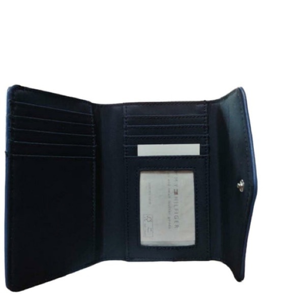 TOMMY HILFIGER •
WOMENS WALLET Envelope Wallet Jacquard Navy - Picture 4 of 4
